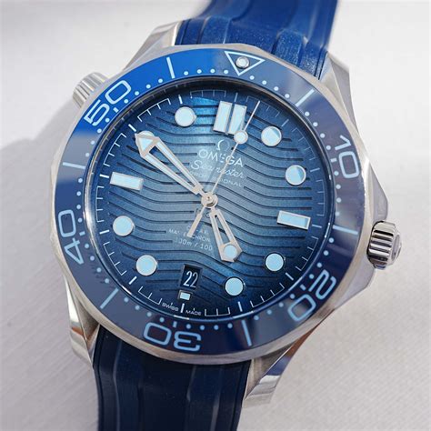 omega seamaster diver 300m summer blue|omega Seamaster Diver 300m price.